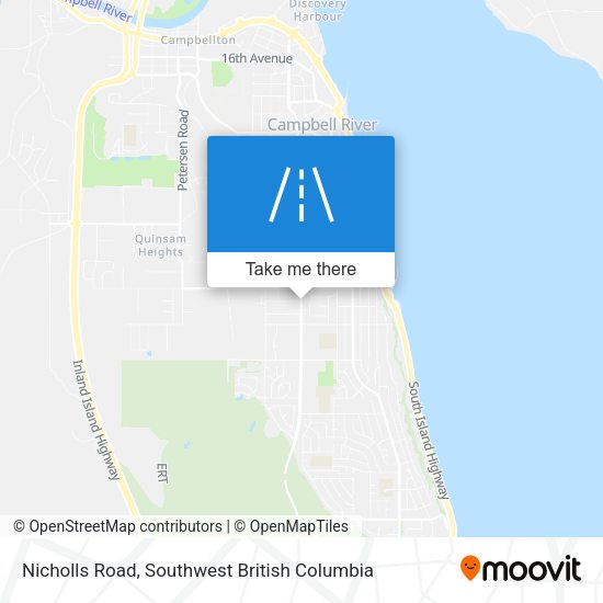 Nicholls Road map