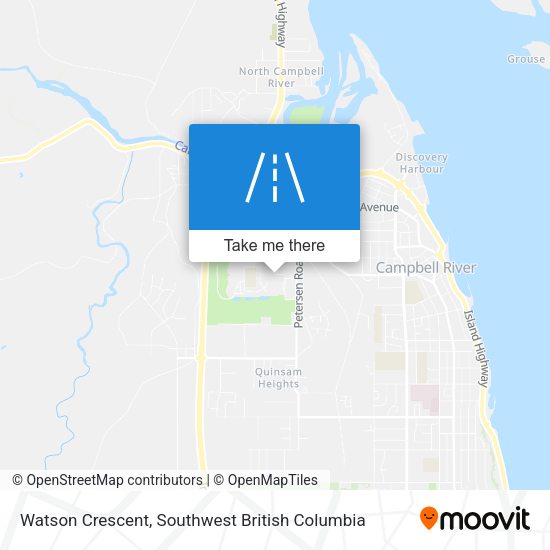 Watson Crescent map