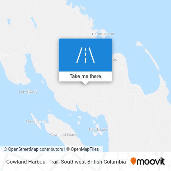 Gowland Harbour Trail map