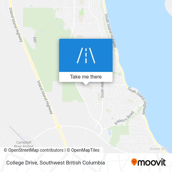 College Drive map