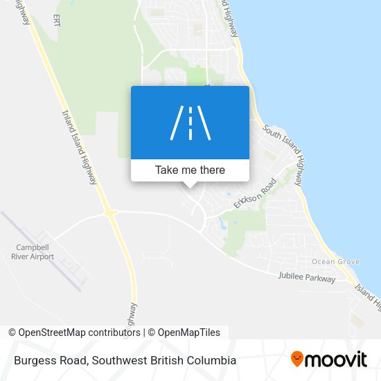 Burgess Road map