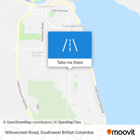 Willowcrest Road map