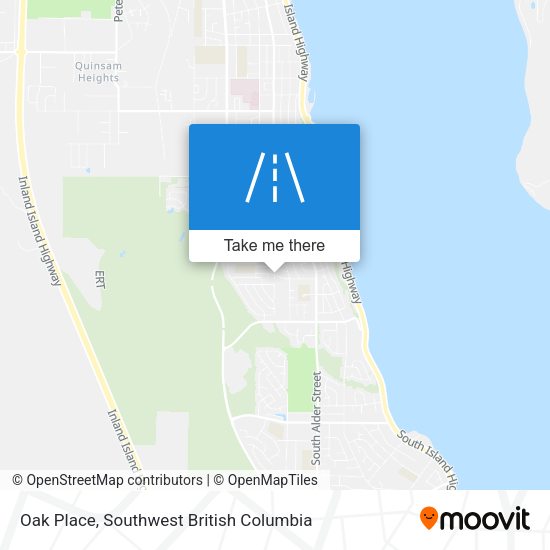 Oak Place map