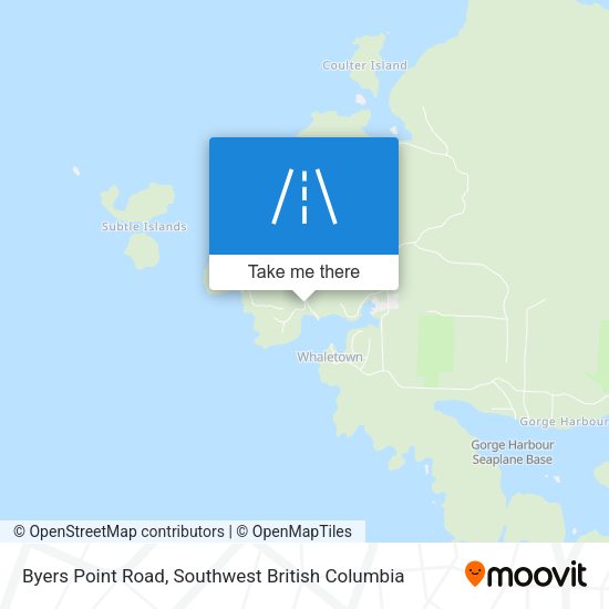 Byers Point Road map