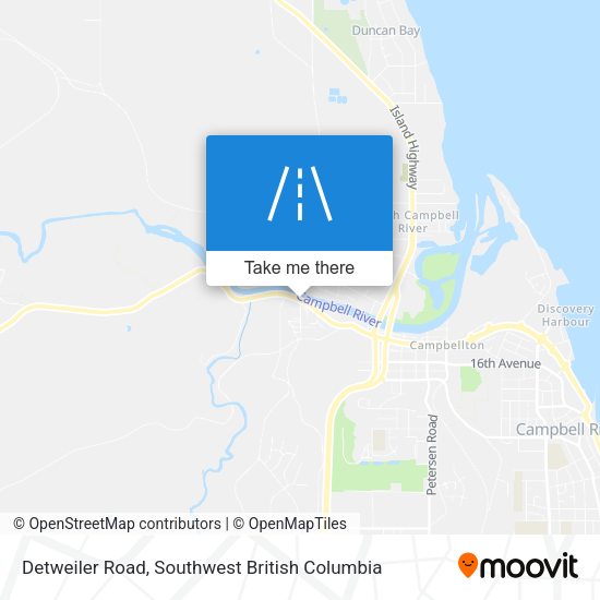 Detweiler Road map