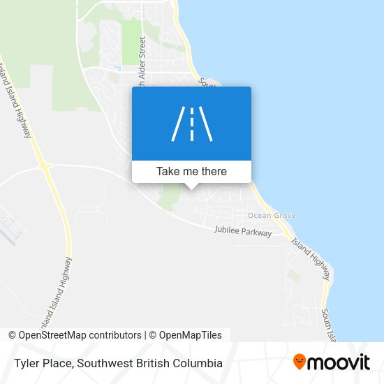 Tyler Place map