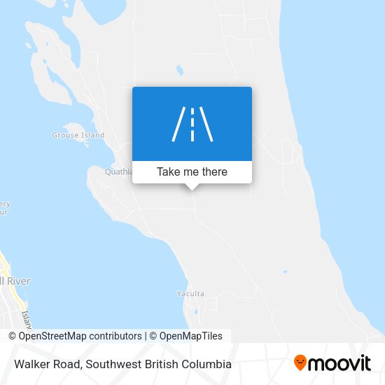 Walker Road map