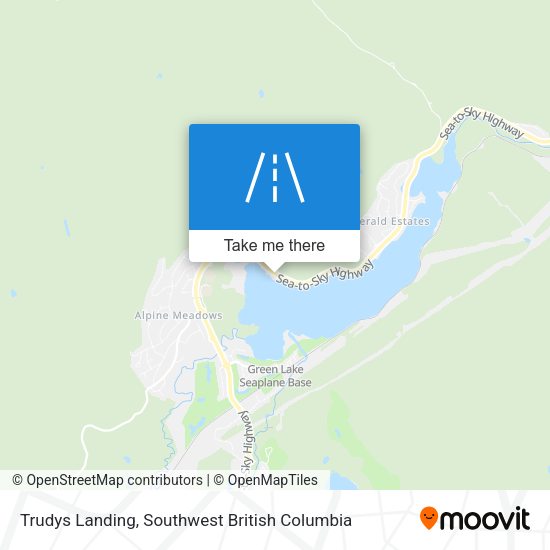 Trudys Landing map