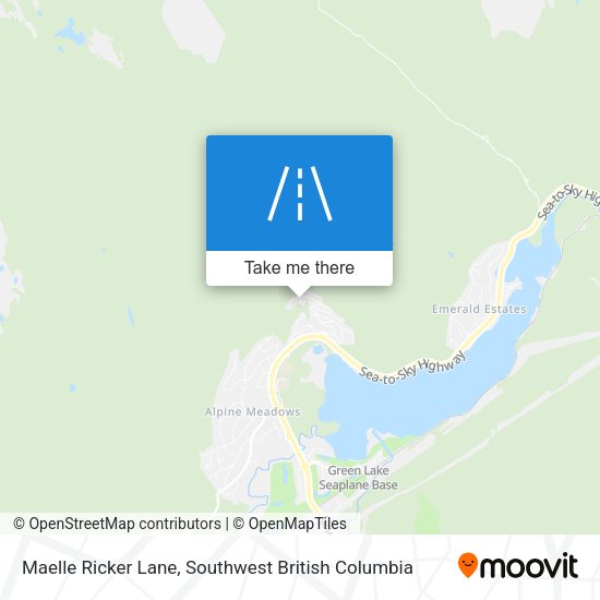 Maelle Ricker Lane map