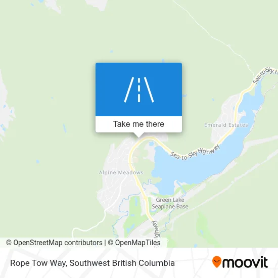 Rope Tow Way map