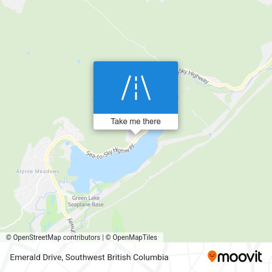 Emerald Drive map