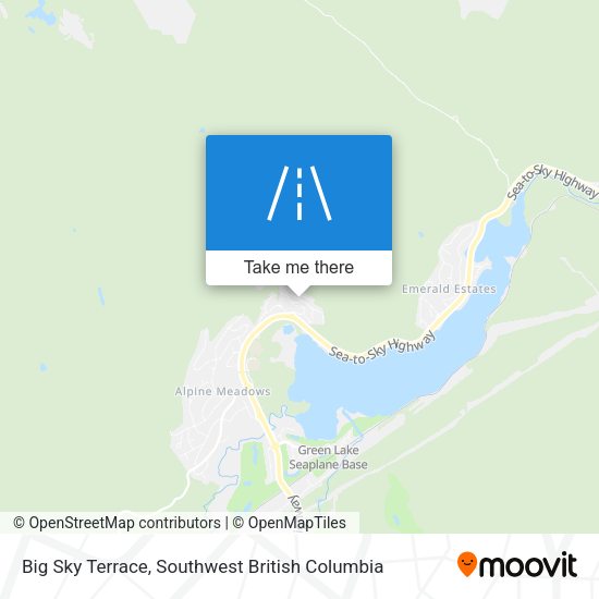 Big Sky Terrace map