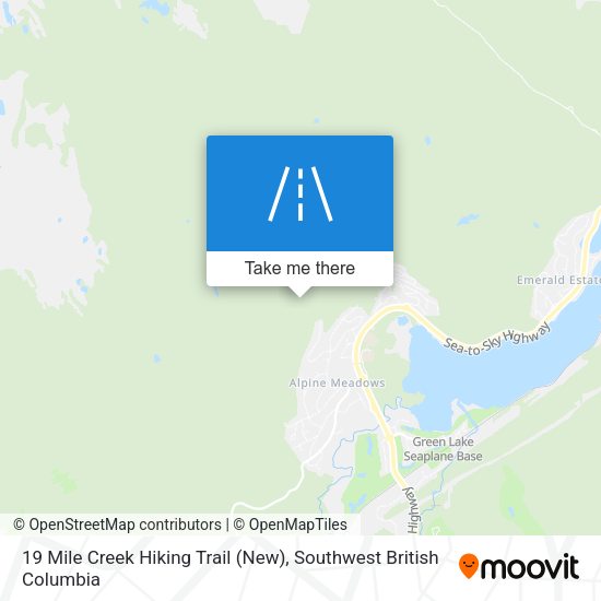 19 Mile Creek Hiking Trail (New) plan
