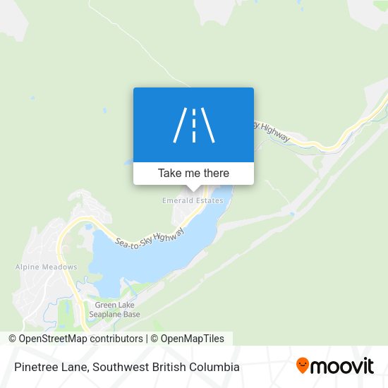 Pinetree Lane map