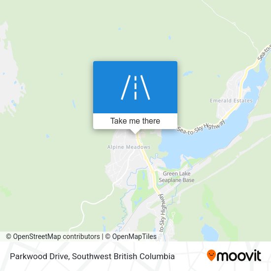 Parkwood Drive map