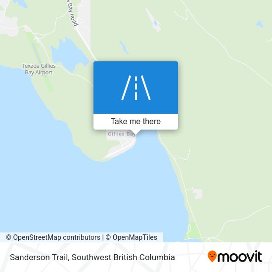 Sanderson Trail map
