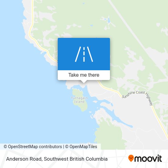Anderson Road map