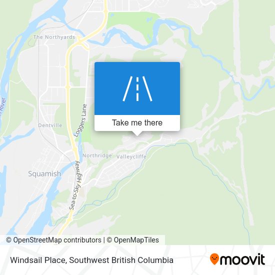 Windsail Place map