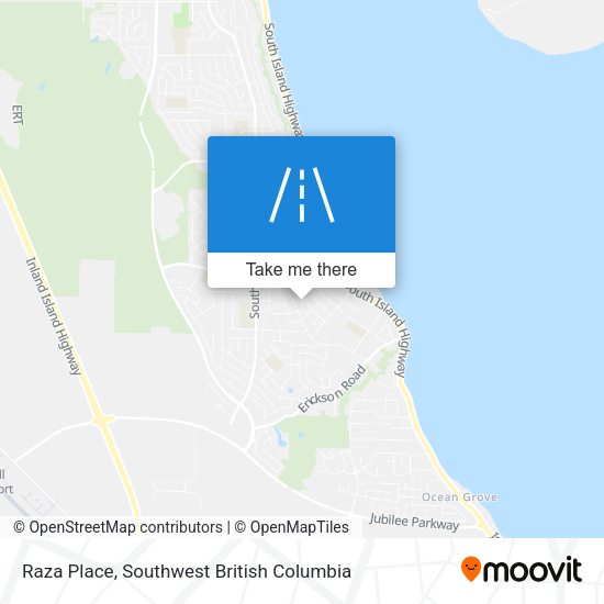 Raza Place map