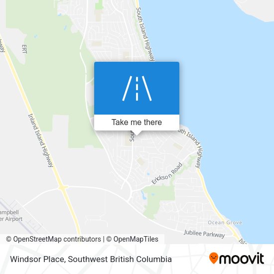Windsor Place map