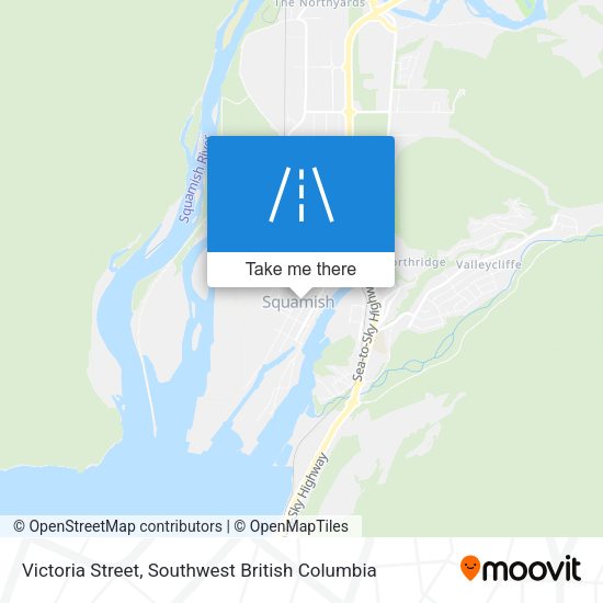 Victoria Street map