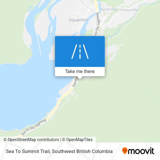 Sea To Summit Trail map