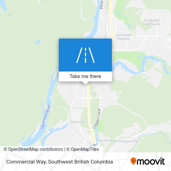 Commercial Way map