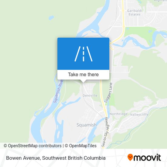 Bowen Avenue map