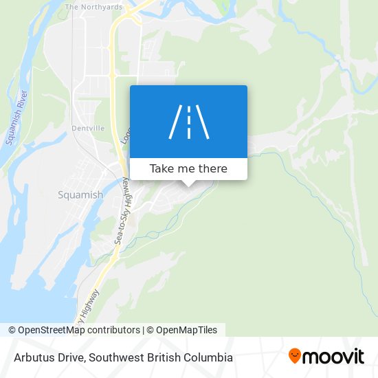 Arbutus Drive map