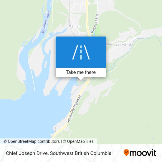 Chief Joseph Drive map