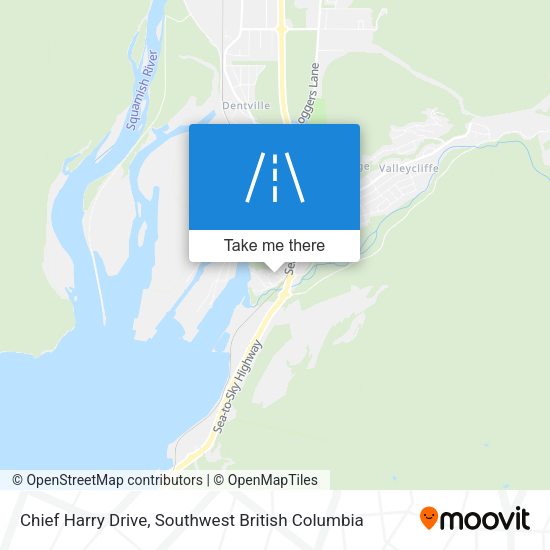 Chief Harry Drive map