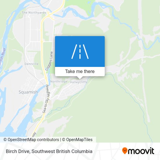 Birch Drive map