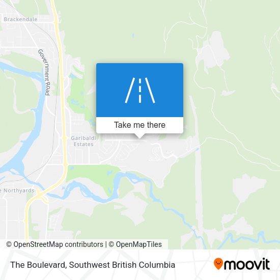 The Boulevard map