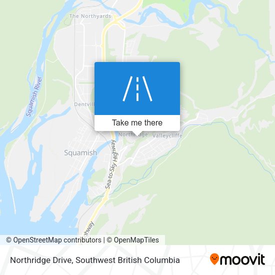Northridge Drive map