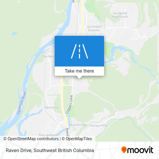 Raven Drive map