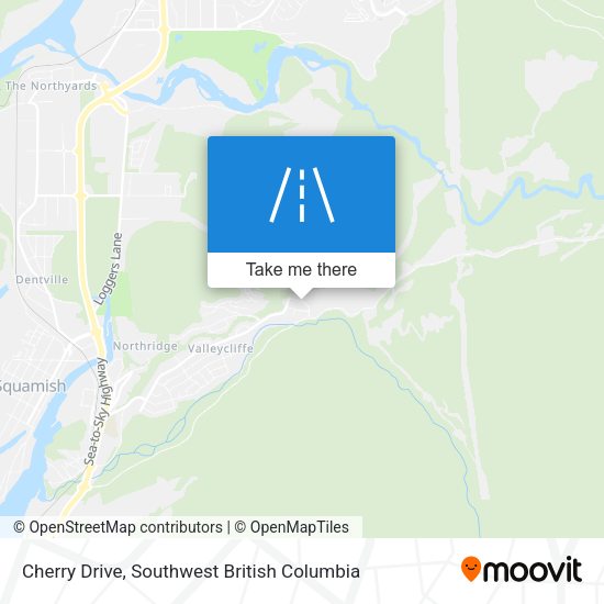Cherry Drive map