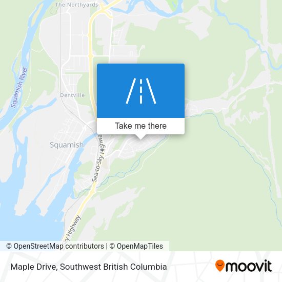 Maple Drive map