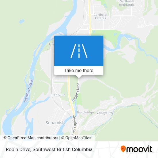 Robin Drive map