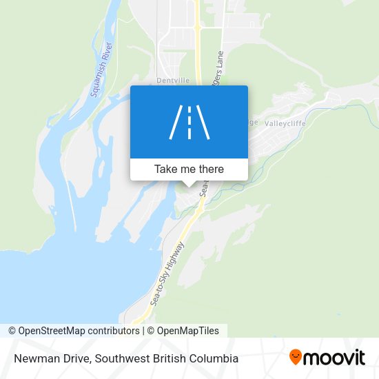 Newman Drive map