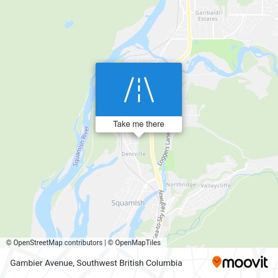 Gambier Avenue map