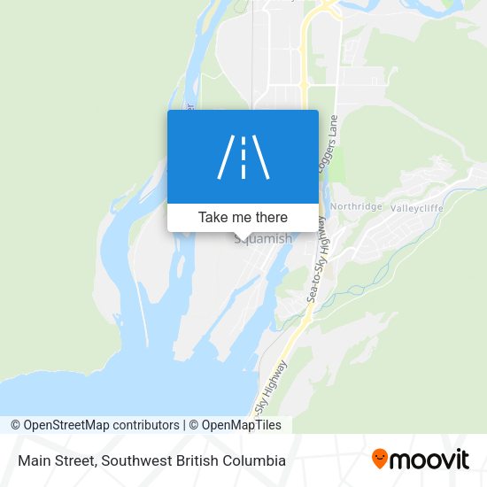 Main Street map