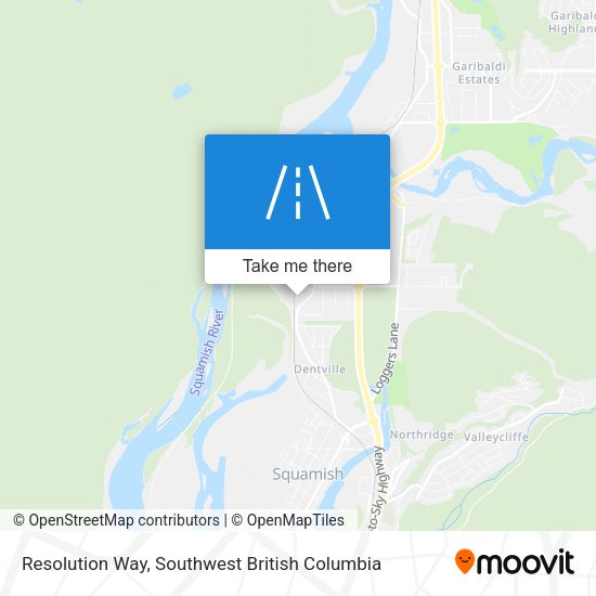 Resolution Way map