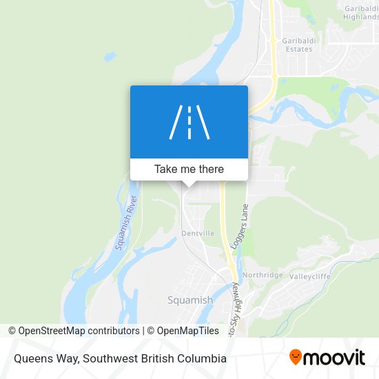 Queens Way map