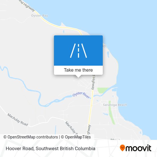 Hoover Road map