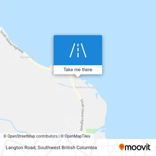 Langton Road map