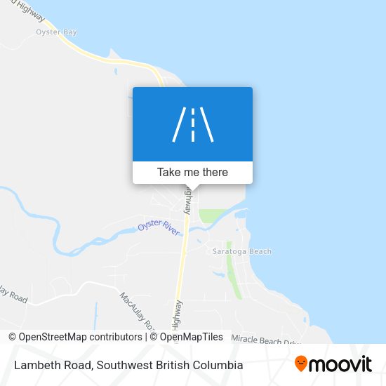 Lambeth Road map