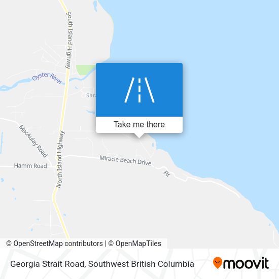 Georgia Strait Road plan
