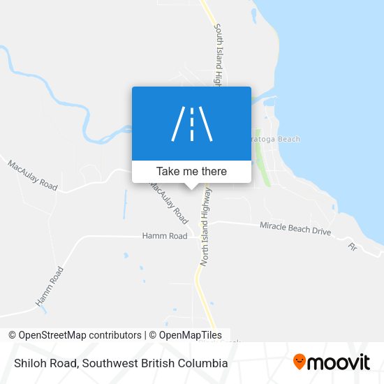 Shiloh Road map