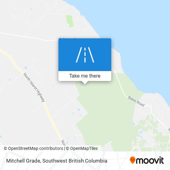 Mitchell Grade map