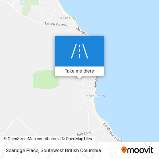 Searidge Place map
